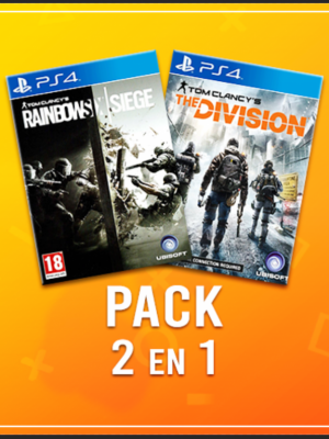 2 juegos en 1 TOM CLANCYS RAINBOW SIX SIEGE mas THE DIVISION PS4